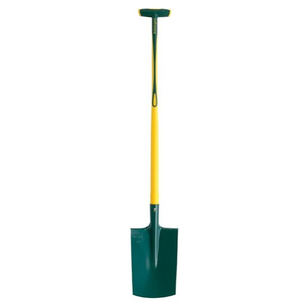 Bêche à rebord 28 cm Leborgne Duopro avec manche béquille Novagrip - vue 2