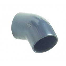 Coude PVC à coller Ø50 45º PN16 - GRE POOLS