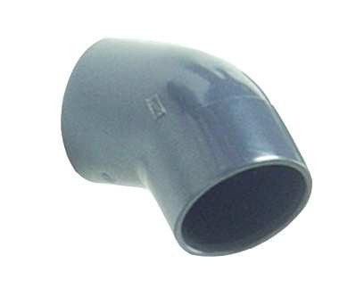 Coude PVC à coller Ø50 45º PN16