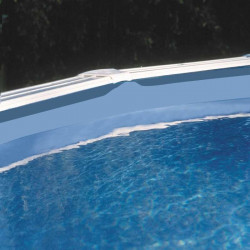 Liner uni bleu pour piscine Ø3m x H: 0,65m- 20/100e - Système Overlap - GRE POOLS
