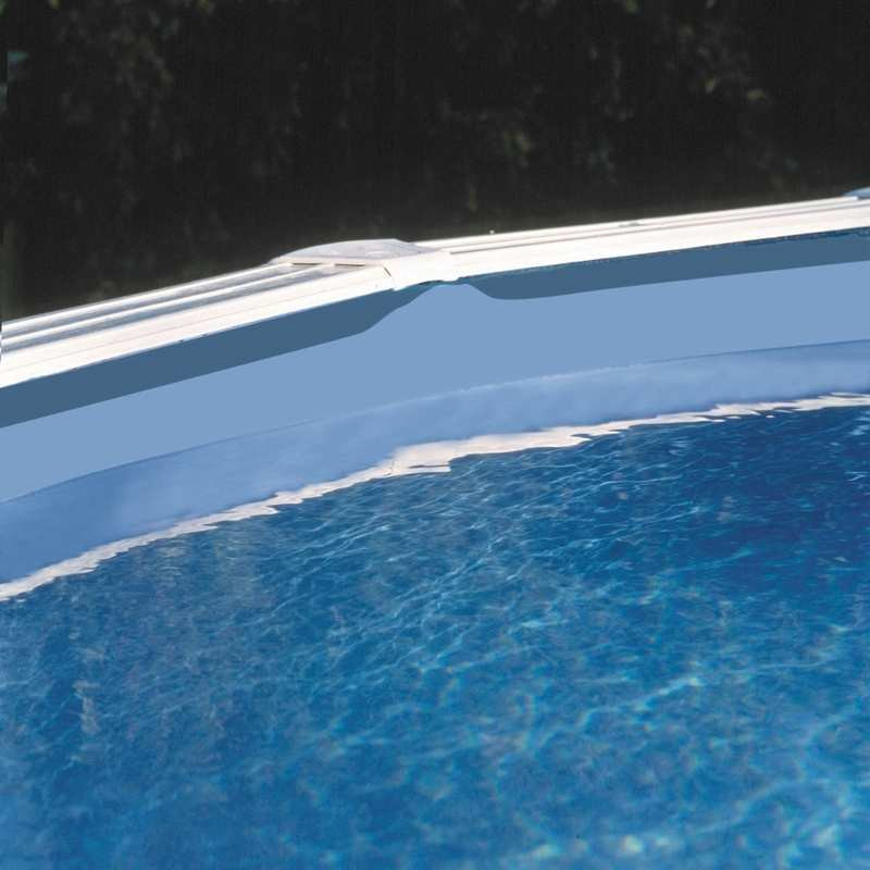 Liner uni bleu pour piscine Ø3m x H: 0,65m- 20/100e - Système Overlap
