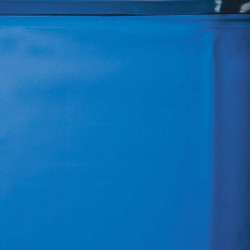 Liner uni bleu pour piscine Ø3m x H: 0,65m- 20/100e - Système Overlap - GRE POOLS