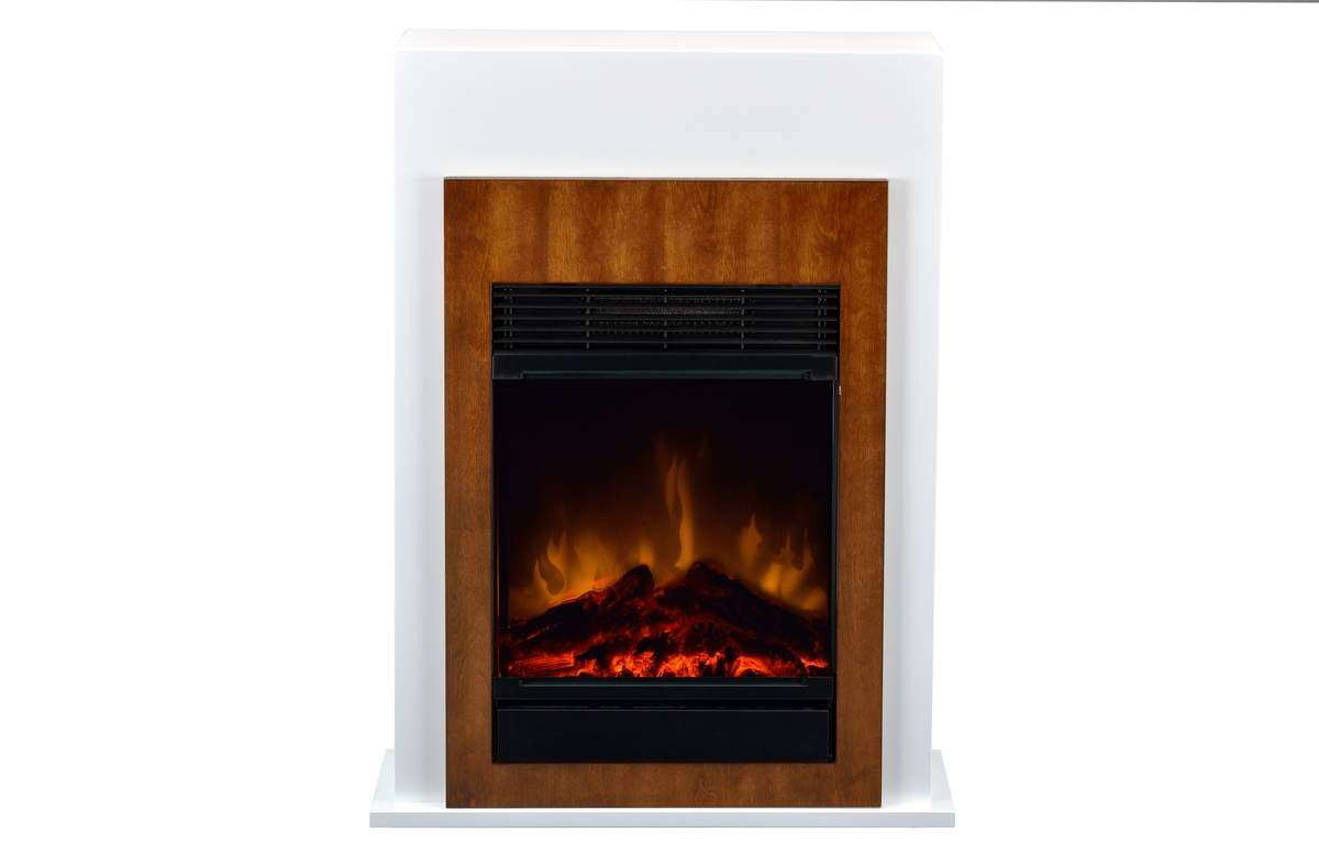 Cheminée décorative Bellini brown + kit bûches - 750/1500W - Optiflame