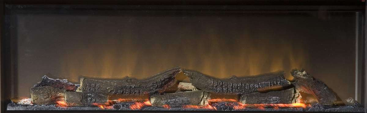 Insert Vega noir + kit bûches - 1000/CHEMINÉE - Optiflame