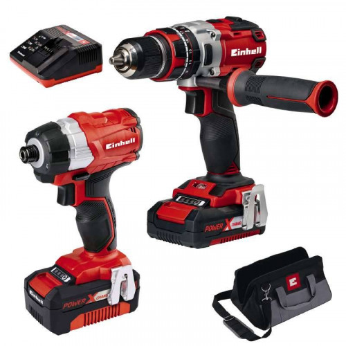 Kit outils 18V Twin Pack BL - EINHELL