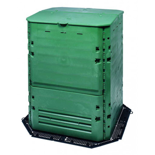 KIT composteur thermo-king vert + grille de fond - 600L - GRAF 