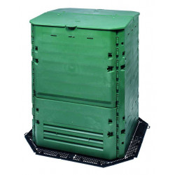 KIT composteur thermo-king vert + grille de fond - 900L - GRAF 