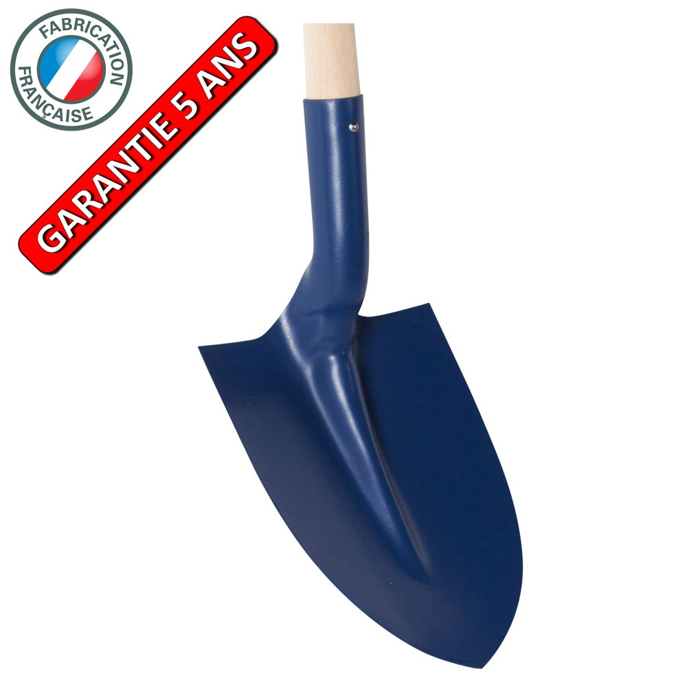 Pelle à terre de tranchée 21 sans manche, outil à main pour le maçon et le BTP