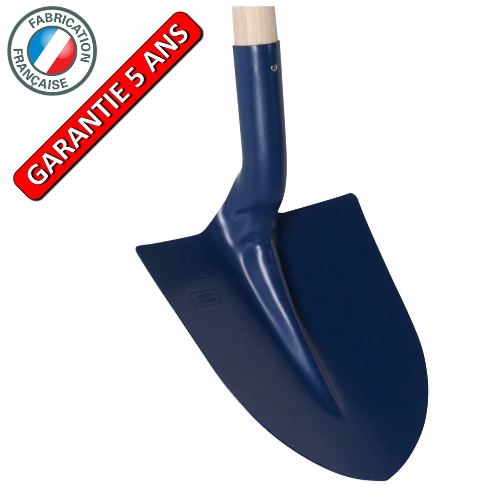 Pelle à terre, ronde, fortification 29 sans manche, outil à main pour le maçon et le BTP