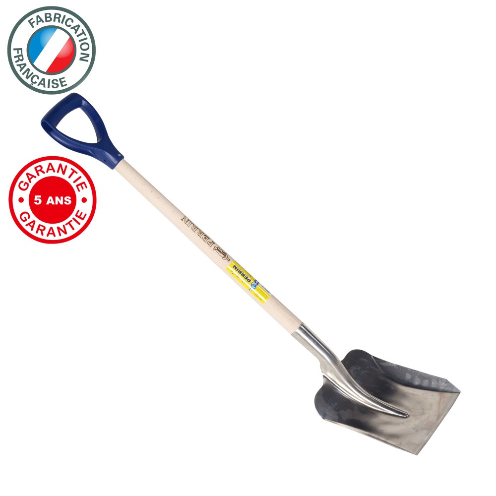 Pelle à neige auto alu manche 0,68 m poignée plastique, outil pour le déneigement