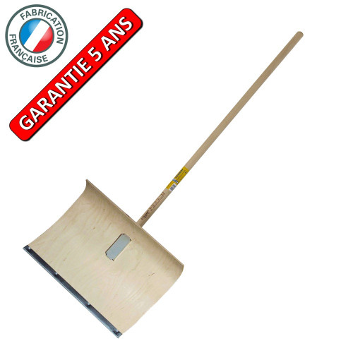 Outils Perrin Poussoir à neige bois emmanché fixation rapide, outil