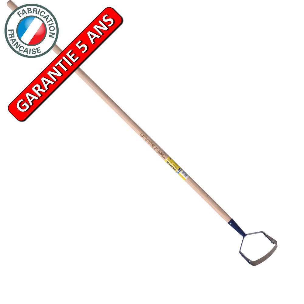 Grattoir lame de 14 manche 1,30m outil à main idéal pour désherber le jardin et les allées