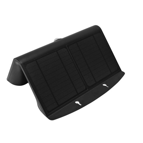 Lampe solaire murale 800lm - Noir - CHALET & JARDIN