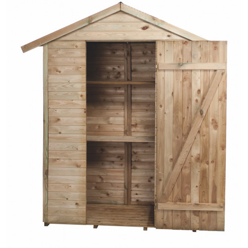 Forest Style Armoire de jardin en bois 2 étagres 1,90 m3