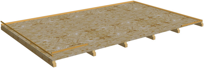 Plancher pour abri BA 4050.02 N