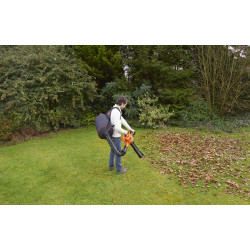 GW3031BP-QS Aspirateur, Souffleur, Broyeur de feuilles filaire - 3000 W  - Capacité : 70 L - 3 embouts - Black+Decker