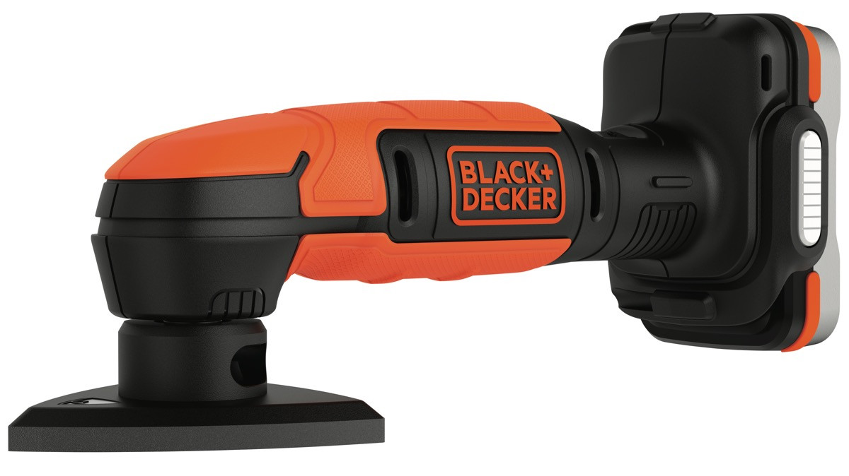 KD900KA-QS Ponceuse de détail sans fil - 12 V - 1,5 Ah - Plateau triangulaire 89mm - 1 batterie - 1 abrasif maille