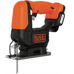 BDCJS12N-XJ Scie sauteuse sans fil - 12 V - Profondeur de coupe : 16 mm - Bois : 52mm - Métal : 5mm - Alu : 17mm- sans batterie de marque Black+Decker, référence: B5041300