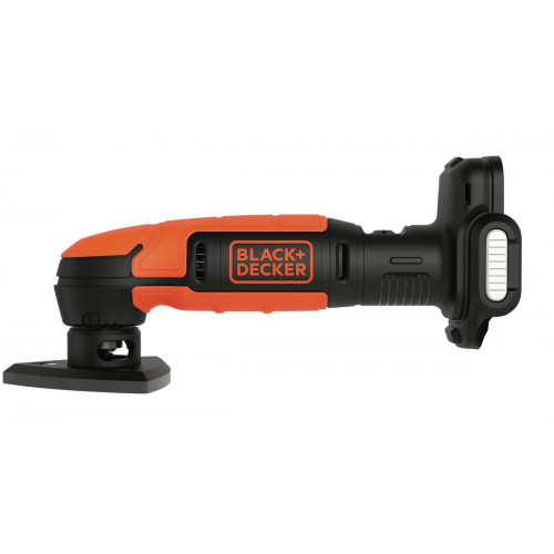 BDCDS12N-XJ Ponceuse de détail sans fil - 12 V - Plateau triangulaire 89mm - Sans batterie - 1 abrasif maille - Black+Decker