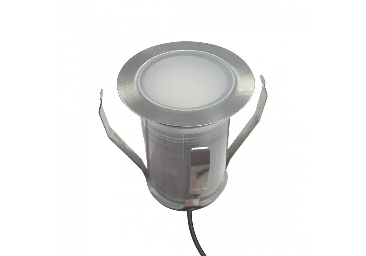 Mini spot encastrable LED - 50 lumens - Blanc chaud 3500K