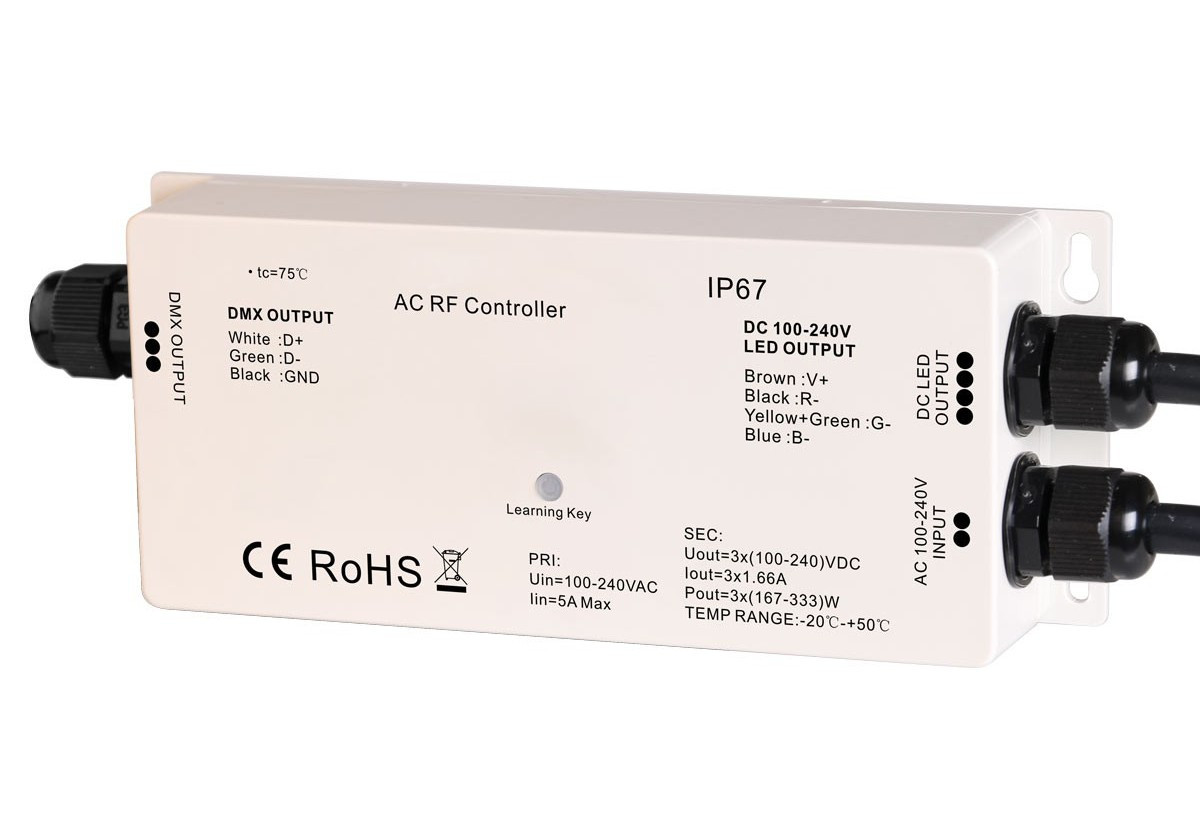 Controleur RGB pour bandeau LED et Néon Flex - 1000W - 230V