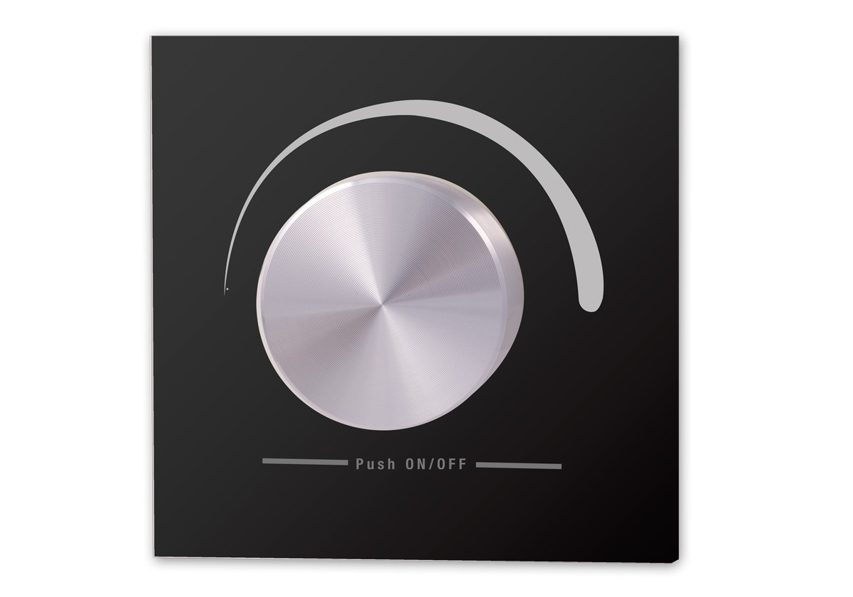 Télécommande RF MURALE - noire - compatible DEC/DIMRF-192 et 768W