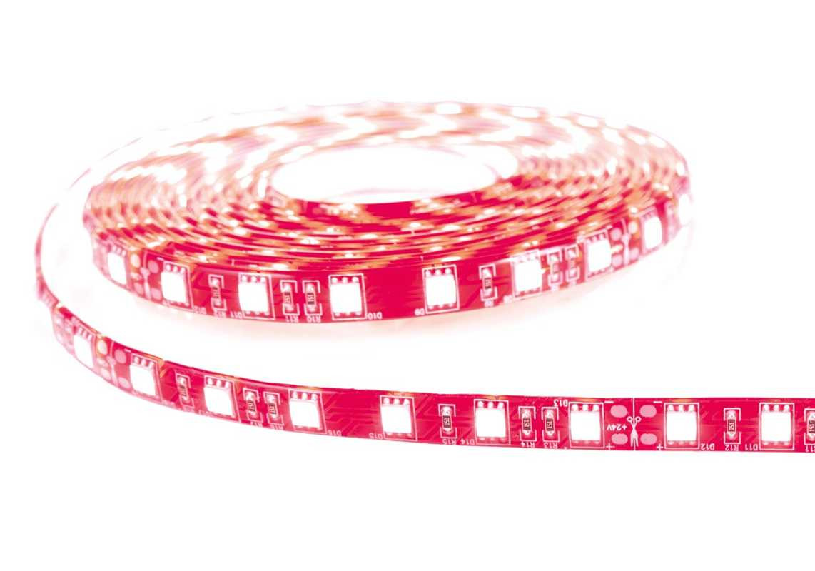 Rouleau strip LED 5 m résine - 980 lumens - Rouge