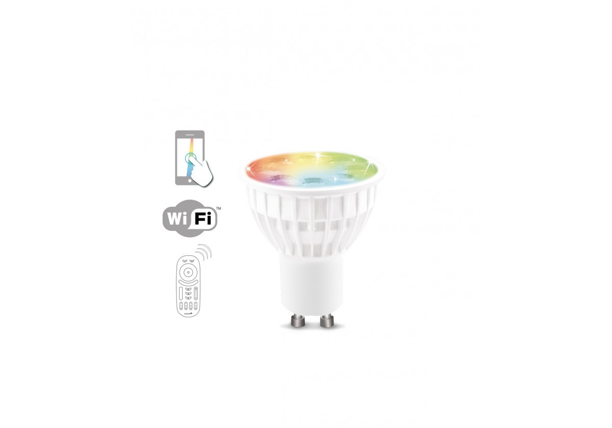 Ampoule LED connectée - 280 lumens - RGBW