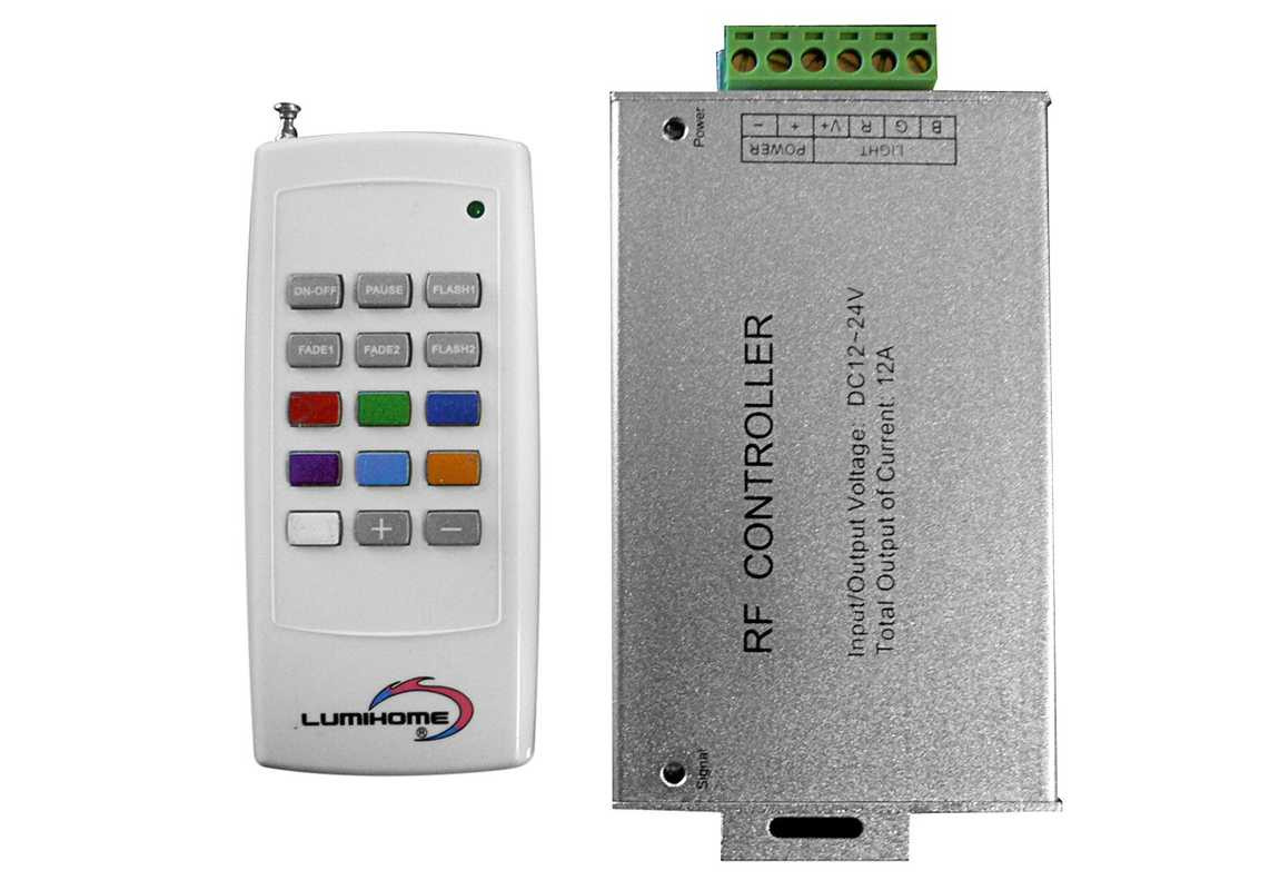 Controleur RGB à télécommande RF - 144/288W