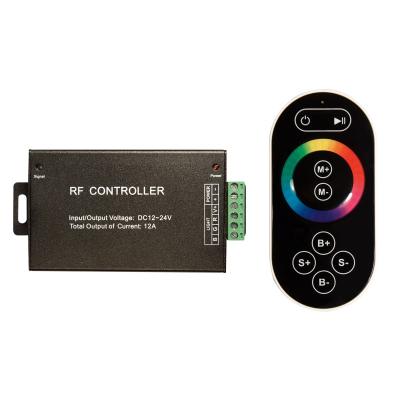 Controleur RGB à télécommande RF sensitive - 432/864W
