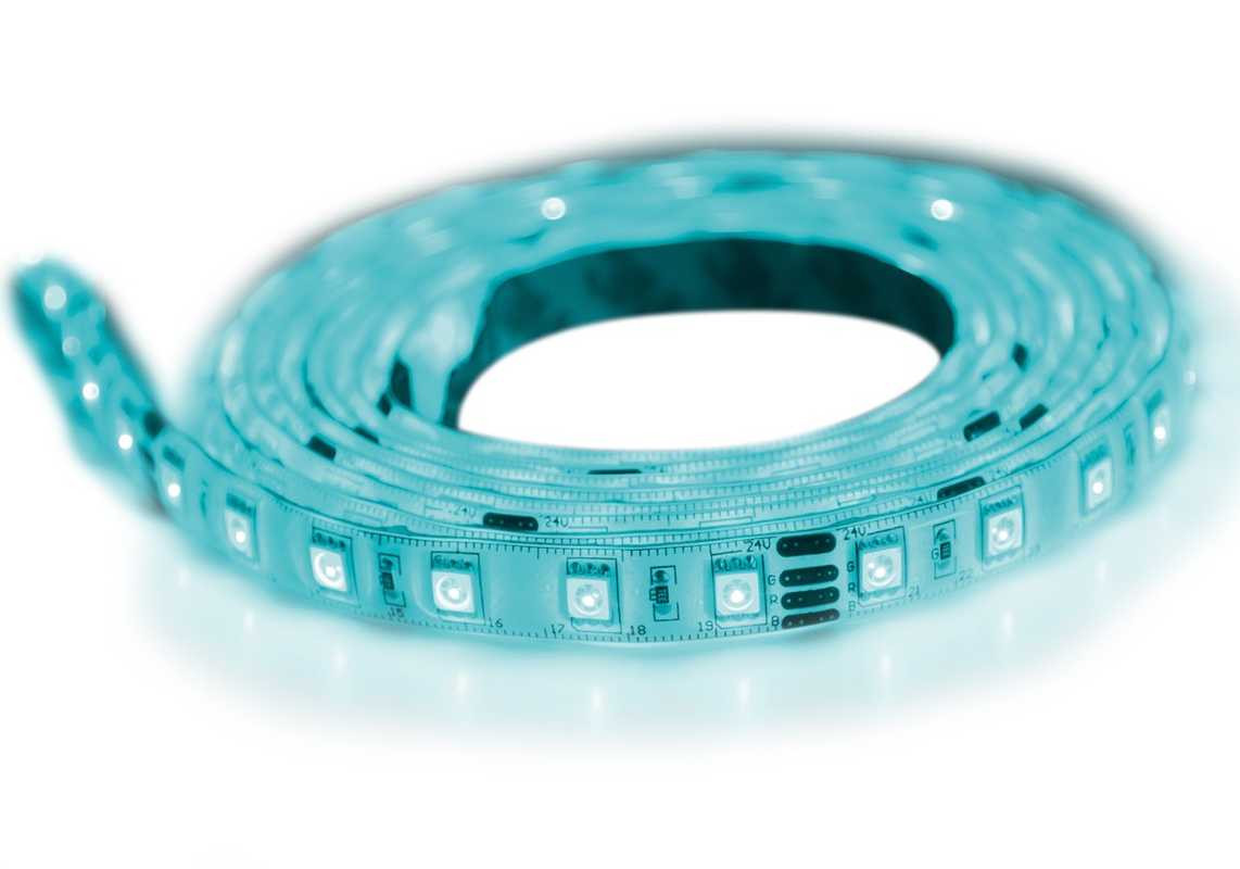 Rouleau strip LED résine 2,5 m - RGB multicouleur