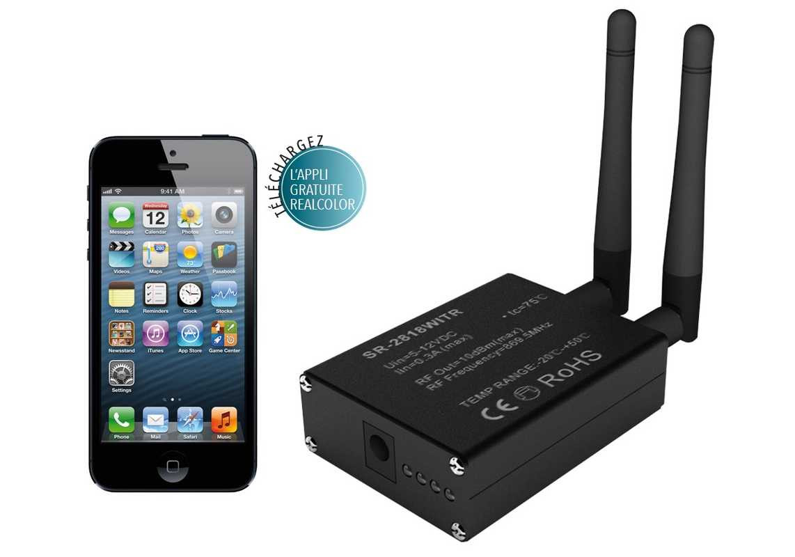 Emetteur WIFI RGB & RGBW - Compatible RGB/CTR-PRO
