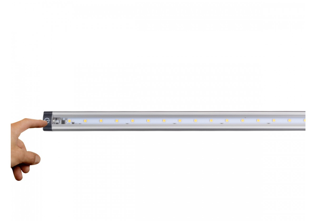 Kit reglette LED 50 cm - 400 lumens - Blanc chaud 3000K