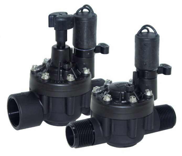 Kit électrovanne 1 F/F TPV - Avec réglage manuel du débit - Solénoïde impulsion 9VDC