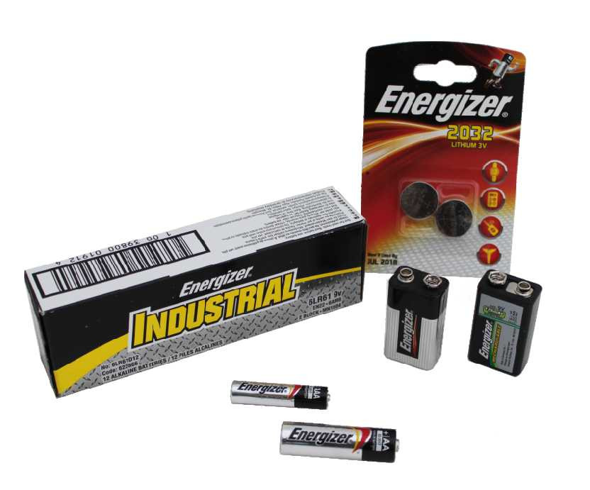 Pile industrial 9V 6LR61 (Boîte de 12 piles)