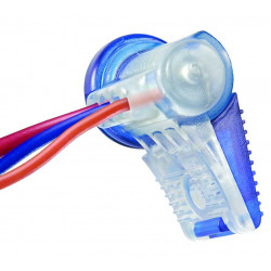 Connecteur étanche à graisse silicone auto-dénudantpour câble massif ou cablé inf. à 1,5mm² par sachet de 25 pièces de marque TORO, référence: J5111400