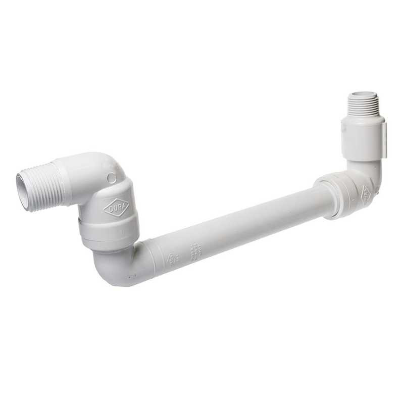 Montage articulé 1 pour arroseurs BSP Unibody - 3 coudes - Longueur jambière = 304mm