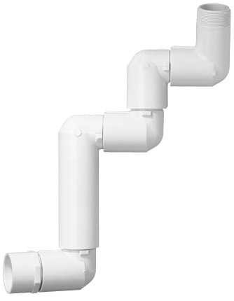 Montage articulé 1 pour arroseurs BSP Unibody - 5 coudes - Longueur jambière = 304mm