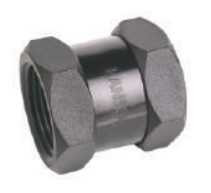 Manchon égal taraudé femelle 2