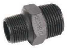 Mamelon réduit fileté mâle/mâle 1 x 3/4