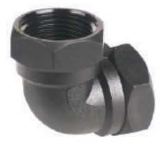 Coude 90° taraudé femelle/femelle 11/4