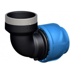 Coude de transition 90° - iJoint - Ø 20 mm taraudage femelle 1/2" de marque GF Piping Systems, référence: J5138000