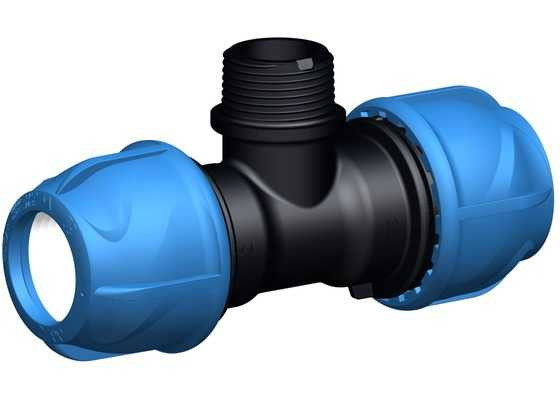 Té de transition 90° - iJoint - Ø 63 mm filetage mâle 2