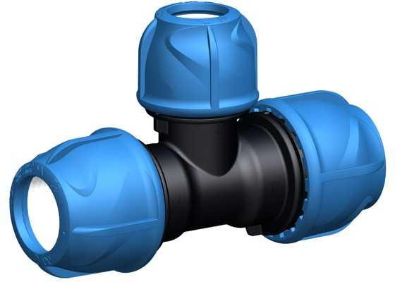 Té 90° réduit - iJoint - 40 x 32 x 40 mm