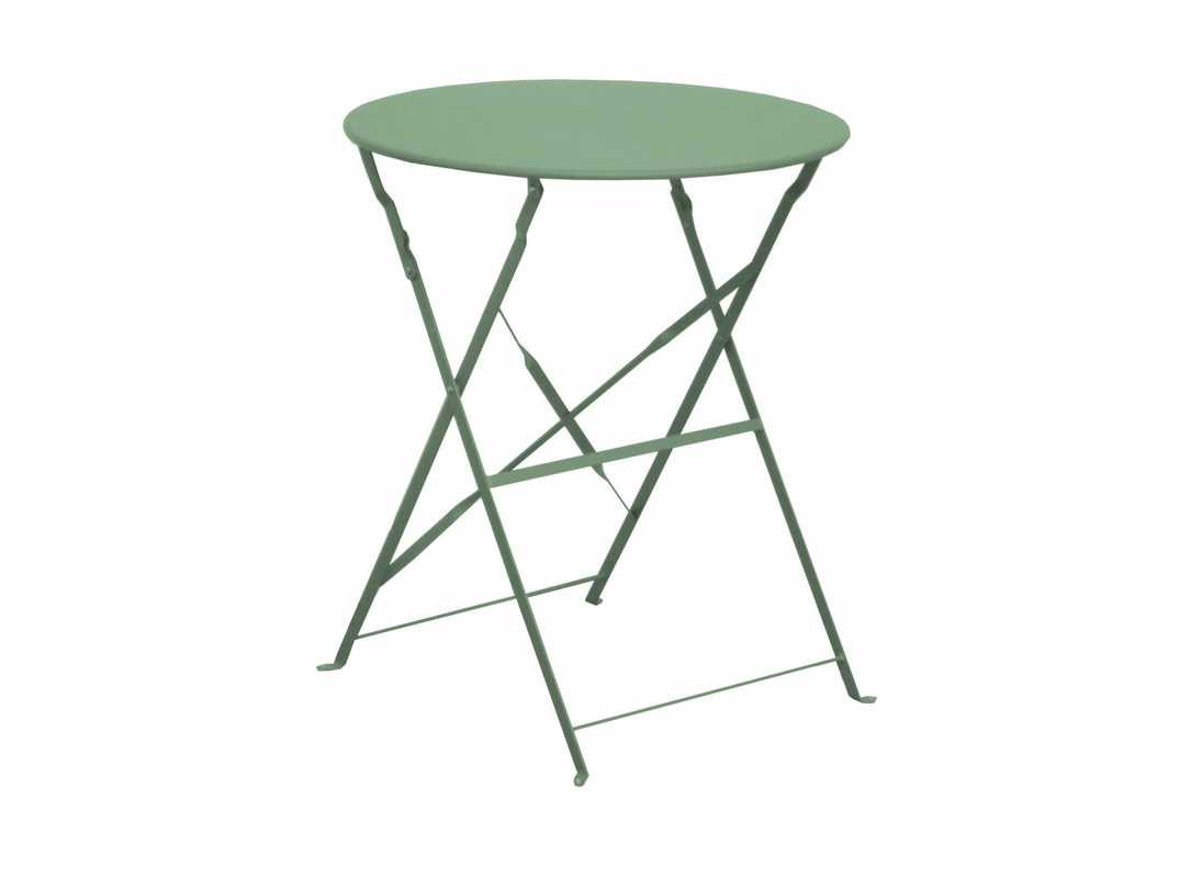 Guéridon Cuba rond - 60 cm de diamètre - amande