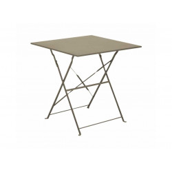 Table Pliante Plateau VIVODUR Ardoise Anthracite Pieds Gris Foncé 140 x 90  cm SIEGER - Achat/vente table de jardin pliante Sieger