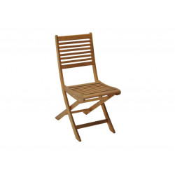 Lot de 2 chaises pliantes Saturne - Bois FSC de marque PROLOISIRS, référence: J5159100