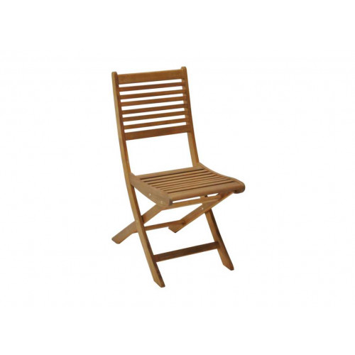 Lot de 2 chaises pliantes Saturne - Bois FSC - PROLOISIRS