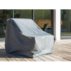 Housse de protection pour fauteil détente - 90 x 80 x 90 cm - Gris - PROLOISIRS