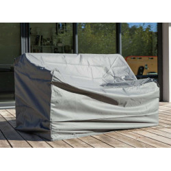 Housse de protection pour canapé 2,5 places - 170 x 90 x 90 cm - Gris - PROLOISIRS